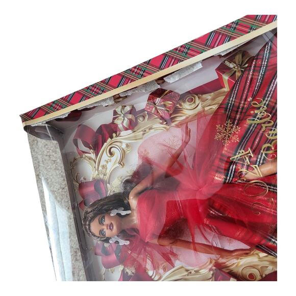 Damaged Box Hispanic Latina  Barbie 2024 Holiday Barbie Doll HRM63 - Picture 3 of 5
